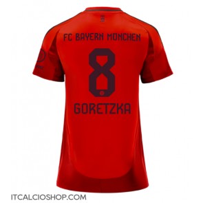 Bayern Munich Leon Goretzka #8 Prima Maglia Femmina 2024-25 Manica Corta